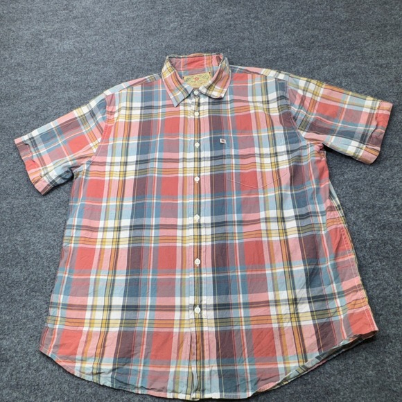 Polo Ralph Lauren Other - Vintage Polo Jeans Company Shirt Mens XL Red Plaid Short Sleeve Button Down 90s